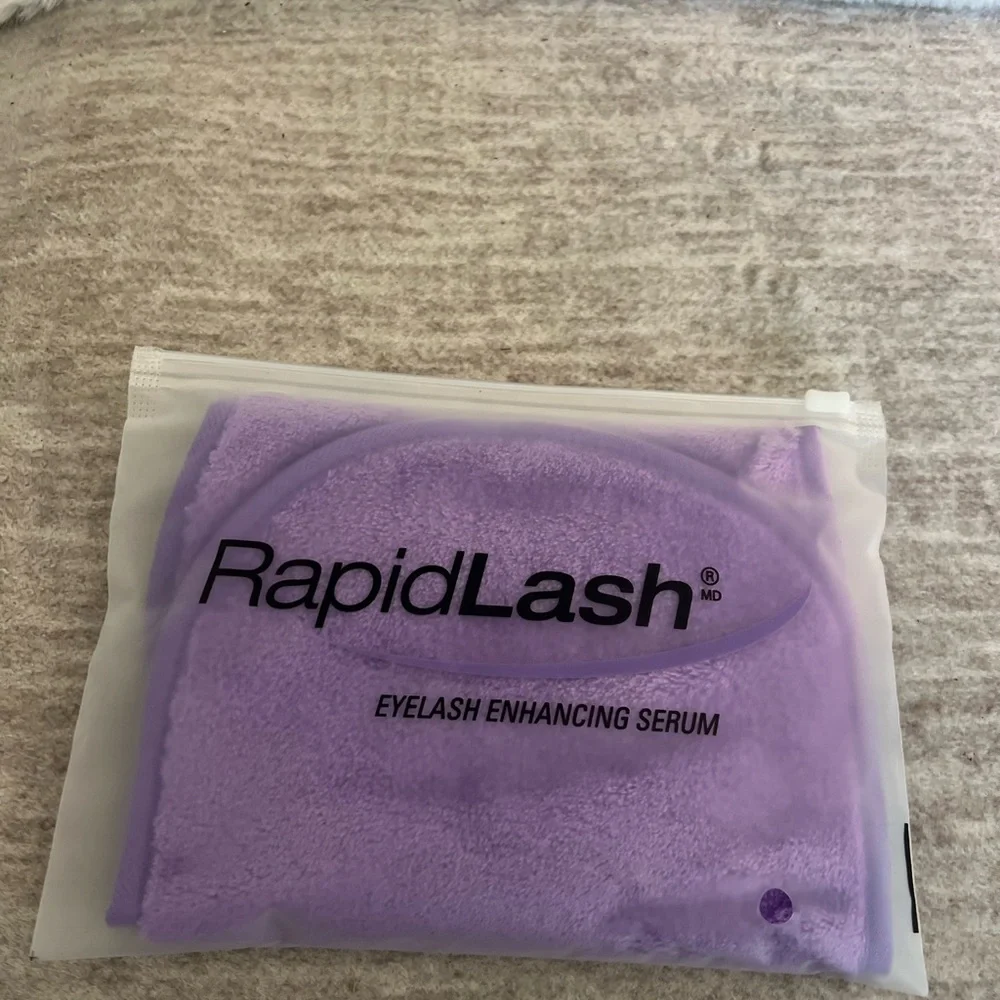 Rapid Lash Purple Face Cloth New